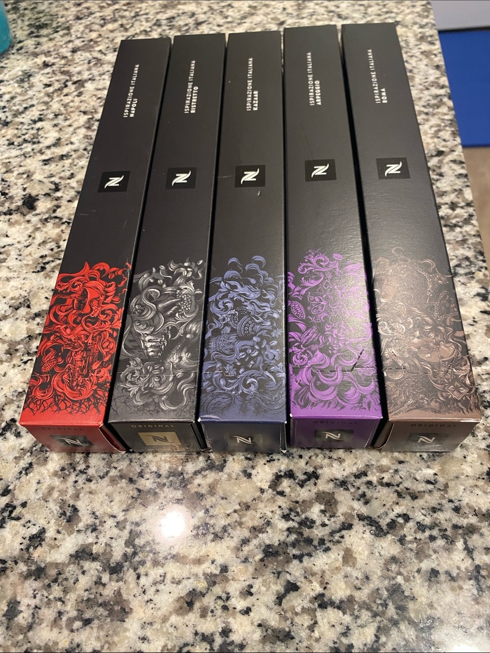 Original Nespresso Pods - 5 packs of 10 (50 total)